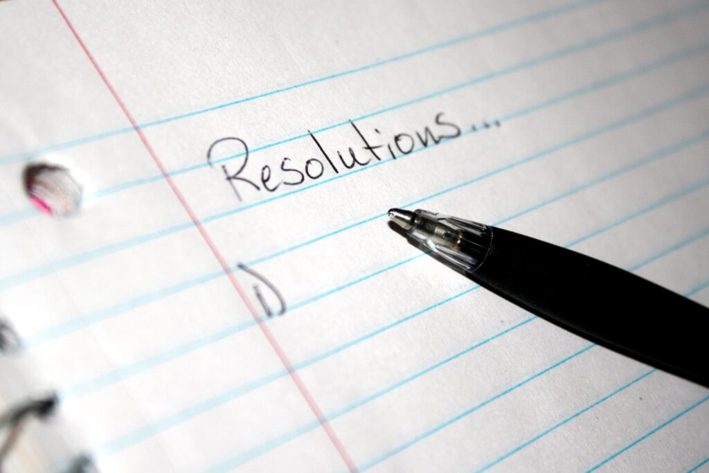 new year resolutions business goals