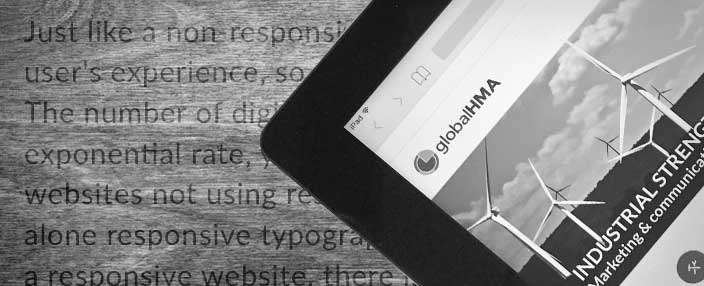 responsive typography web design